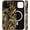 Camo Leaf, variant on Case for iPhone 17, [Compatible with MagSafe] Brown Amber Leopard Phone Case for Girl Women Boy Men, Dual-Layer Fashion Design