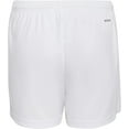 thumbnail image 2 of adidas Girls' Squadra 21 Soccer Shorts (White, S), 2 of 2