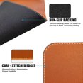 thumbnail image 4 of PU Leather Desk Pad Mat  Desk Protector with Lip&amp;Edge Protection  Mouse Keyboard Gaming Writing Table Laptop Pad for Office and Home, 4 of 8