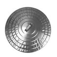 thumbnail image 3 of 20 Gallon Galvanized Steel Trash Can with Lid - Silver Outdoor Waste Bin, 3 of 3