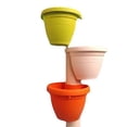 thumbnail image 3 of Orange Hose Flower Pots Bathtub Gutter Downpipe Pot for Plants and Flowers Outdoor - Garden Decor, 3 of 4