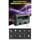 thumbnail image 5 of Radio FM AM digital Lámpara de emergencia para exteriores Manivela solar, 5 of 8