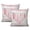 Valentines Day Pink, variant on Valentines Polka Dots Red Love Throw Pillow Covers 18 X 18 Inch, Set Of 2, Linen Study Sofa Cushion Cover Indoor Living Room Home Decor