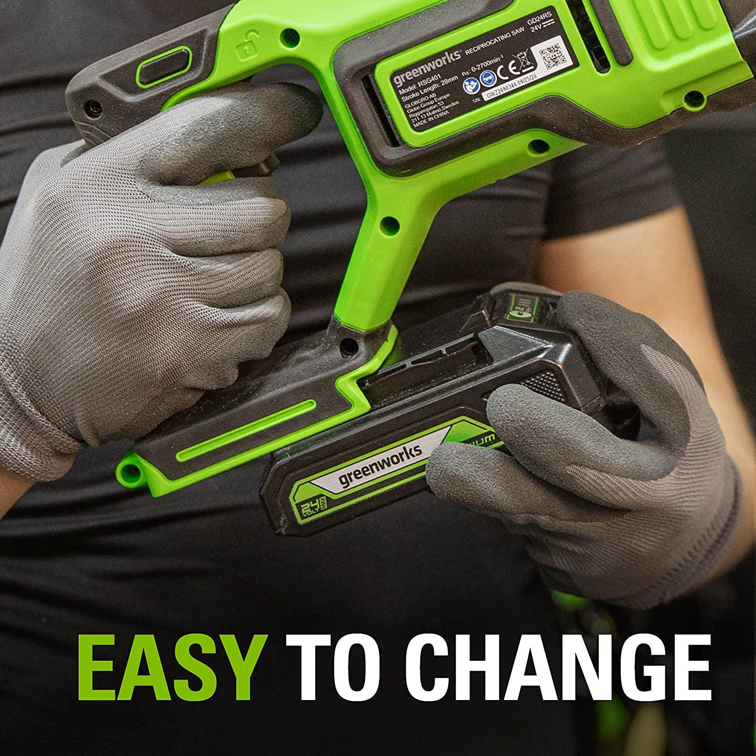 Greenworks 24V 2Ah USB Battery 2949702AZ