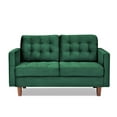 thumbnail image 2 of Brawith Velvet Loveseat, Green, 2 of 4
