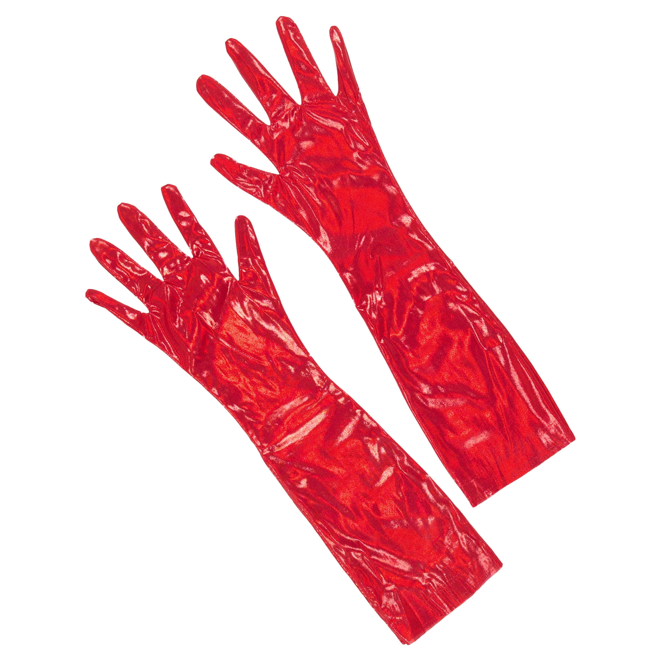 Gloves Costume Accessory for Adults, Red, Halloween by Way To Celebrate