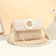 thumbnail image 5 of YiJuHui Woven Straw Crossbody Bag for Women, Summer Shoulder Purse with Adjustable Strap, Lightweight Handbag for Travel Daily Use Holiday Beach Vacation, 5 of 6
