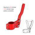 thumbnail image 4 of Aleación De Aluminio Ajuste De Estilo De Automóvil Volante De Alta Extensión De Barra De Giro Fácil De Usar Palanca De Señal De Giro Posición Hacia Arriba Kit Rojo Durable Vogacara VI005040-00, 4 of 7