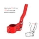 thumbnail image 4 of Aleación De Aluminio Ajuste De Estilo De Automóvil Volante De Alta Extensión De Barra De Giro Fácil De Usar Palanca De Señal De Giro Posición Hacia Arriba Kit Rojo Durable Scienceny VI005040-00, 4 of 7