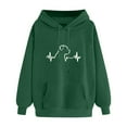 thumbnail image 4 of Womens Dog Mom Sweatshirts Cute Dog Paw Print Heart Graphic Long Sleeve Crewneck Casual Hoodie Tops, 4 of 4