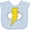 AE-Light Blue, variant on Inktastic Superhero Baby Lightening Bolt Boys or Girls Baby Bib