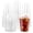 stye C-400ML, variant on Clear Plastic Cups with Lids, Disposable To Go Cups for Juice, Milk Tea, Iced Coffee, Desserts and Parties