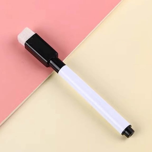 Whiteboard Pen, Fine Tip Dry Erase Light Blue White Board Markers With Eraser Whiteboard Calendar Supplies For Classroom Office, 0.8Ml Happy 2026!