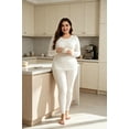 thumbnail image 3 of MANIFIQUE Plus Size Thermal Underwear for Women Long Johns Base Layer Top and Bottom Sets XL-5XL, 3 of 6