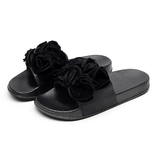 Flip flops with hot sale big flowers on top