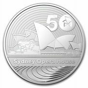 ROYAL AUSTRALIAN MINT 2023 Australia $1 1 oz Silver 50th Anniv. of Sydney Opera House