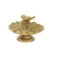 thumbnail image 4 of Cheungs 5497GD Golden Metal Flower Table Decor with Bird Accent, 4 of 4