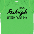 thumbnail image 4 of Inktastic From Raleigh North Carolina in Black Distressed Text Boys or Girls Baby Bodysuit, 4 of 5