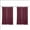 Burgundy, variant on Bath Bliss 2 Pack 70" x 72" PVC Heavy Grommet Solid Bathroom Shower Liner in Solid Frost Clear