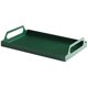 thumbnail image 1 of Bandeja rústica vintage rectangular de madera para servir alimentos, bandeja de metal para servir bocadillos, verde, 1 of 5