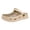 Khaki, variant on Rokment Mesh EVA Patchwork Wide Feet Clogs Garden Shoes for Men with Back Straps Breathable Waterproof Beach Slides Summer Casual Walking Slippers Water Sandals Black Size 7