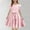 Pink, variant on BRGZLK Summer Girls Dresses, Trendy Solid Flying Sleeve A-Line with Belted Pockets Casual Party Dress for Kids Black 14-15 Years