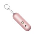 thumbnail image 3 of Llavero Alarma de seguridad personal Alto decibelio Doble bocina Luz estroboscópica LED portátil impermeable para mujeres Niños Oro, 3 of 12