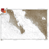 NGA Chart 21014: Mexico West Coast Cabo San Lazaro To Cabo San Lucas And Southern Part Of Golfo De Californa, Approx. Size 21" x 30" (SMALL FORMAT WATERPROOF)