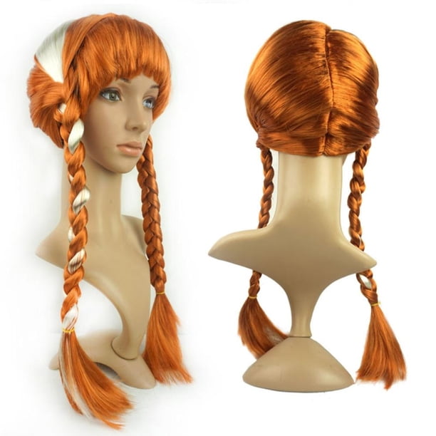 Peluca trenzada larga, figura de película de dibujos animados, figura de película de cosplay, peluca de cosplay, mejora tu experiencia