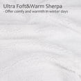 thumbnail image 5 of Sherpa Throw Blanket Snowflake Pattern, Reversible Micro Fleece TV Blanket All Season for Bed or Couch 50" x 60", 5 of 7