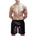 thumbnail image 6 of Vampire Diaries Men's Swim Trunks Board Shorts Drawstring Elastic Waist Quick Dry Swimsuits Beach Shorts with Pockets S, 6 of 8