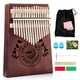 thumbnail image 1 of Piano Kalimba UNOKKI de 17 teclas, color caoba, con accesorios, 1 of 8