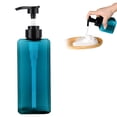 thumbnail image 2 of pdqouc Refillable Pump Bottle Dispenser, Plastic Liquid Soap Lotion Container for Shampoo, Conditioner, or Body Wash, Reusable Bottle for Bathroom, Kitchen, and Vanity, 2 of 9