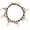 White, variant on Bohemian Vintage Created Turquoise Anklet, Boho Summer Beach Ankle Jewelry Gift for Women