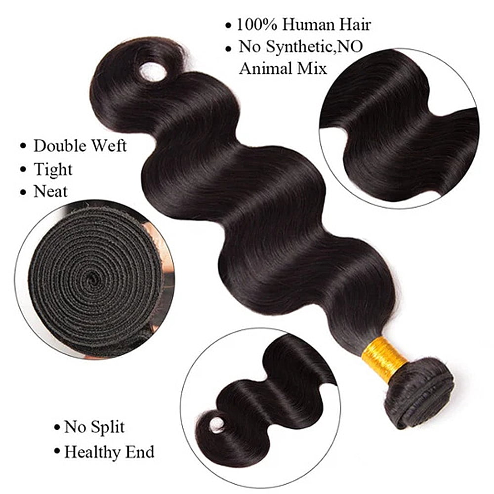 Human Hair Bundles Body Wave 3 Bundles Human Hair 22 24 26 Inch Unprocessed Brazilian Virgin Hair Bundles