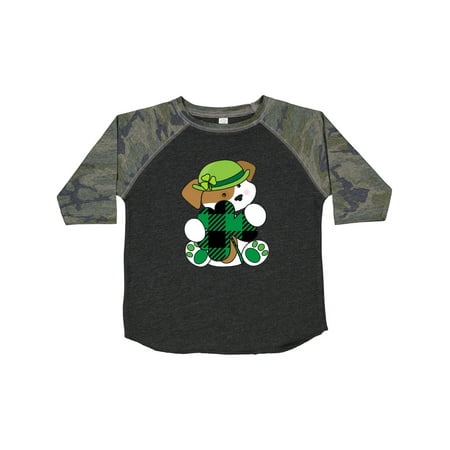 

Inktastic St Patricks Day Irish Buffalo Plaid Puppy Gift Toddler Boy or Toddler Girl T-Shirt