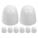 thumbnail image 1 of 8 tapas universales para pernos de inodoro, de fácil instalación, tapas de plástico decorativas para herrajes, tapas para pernos y tuercas, accesorios de baño, 1 of 8