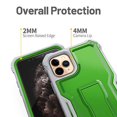 thumbnail image 4 of FITO For iPhone 11 Pro Max Case, Phone Case with Screen Protector and Kickstand (Green), 4 of 7