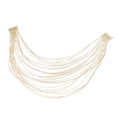 thumbnail image 3 of Collar babero largo de cuero retro multicapa Beige, 3 of 9