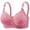 Hot Pink, variant on ,Women's Wireless Comfort Support Bras Breathable Push up Bra Full Coverage Lift Bralettes for Large Red 48