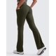 thumbnail image 2 of Pantalones CRZ YOGA Butterluxe de tiro alto acampanados 80 cm Oliva S, 2 of 4
