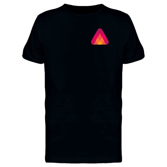 Gradient Triangle Upperside T-Shirt Men -Image by Shutterstock, Male Medium