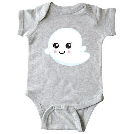 

Inktastic Cute Ghost Little Ghost Kawaii Ghost Halloween Gift Baby Boy or Baby Girl Bodysuit