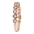 thumbnail image 3 of 14kt Rose Gold 1/4ct. Diamonds Heart Anniversary Wedding Band Ring, 3 of 6