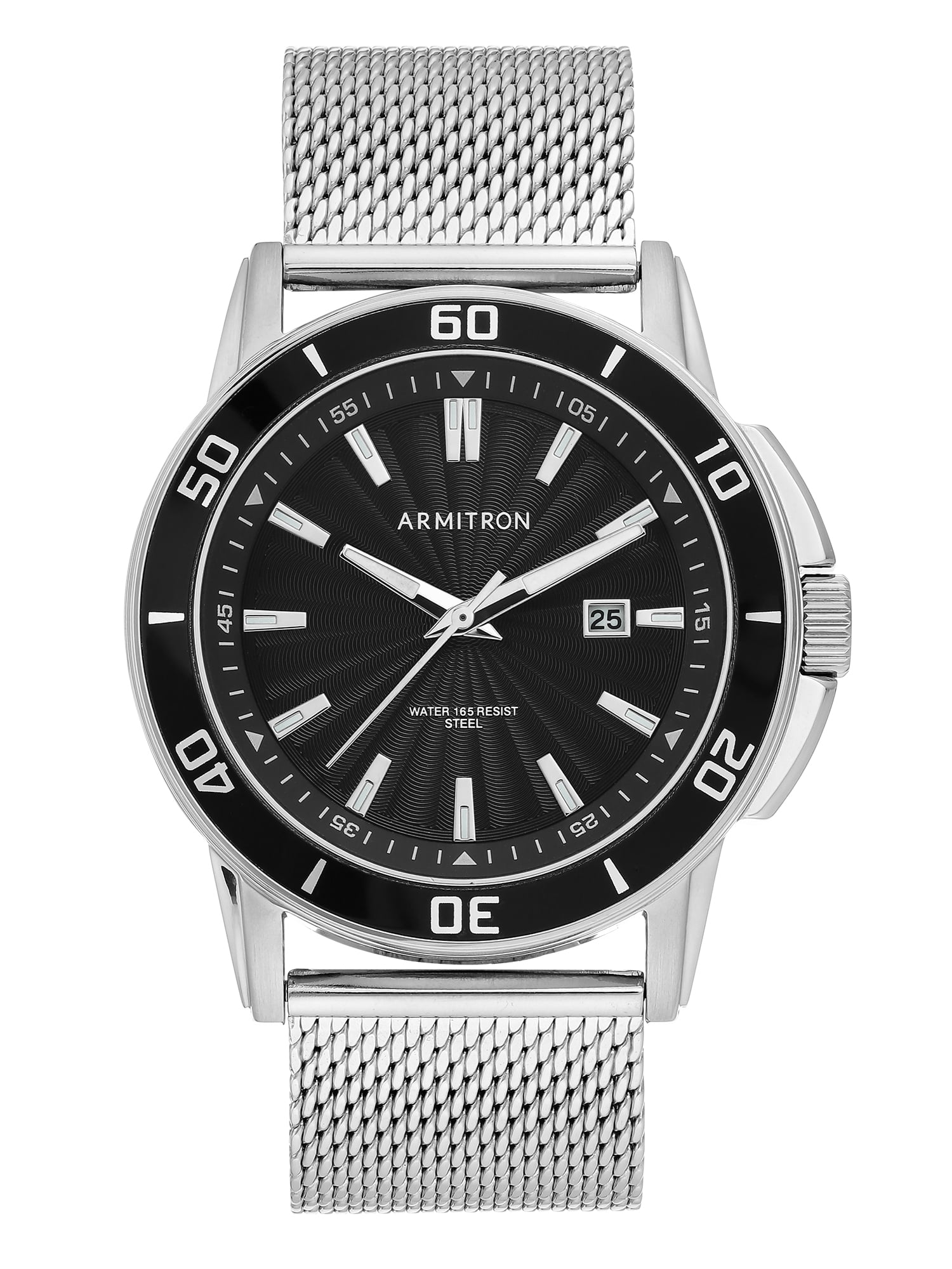 armitron mesh men's watch