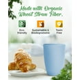 thumbnail image 6 of Wheatstraw Cups Set of 4 - 12oz Drinking Cups for Kids Adults Dishwasher Safe Unbreakable Reusable, 6 of 7
