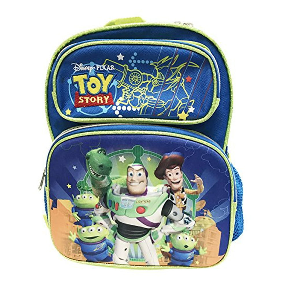 Disney - Small Backpack - - Toys Story Woody/ Buzz Lightyear 3D-Pop-Up 12 109561 - Walmart.com