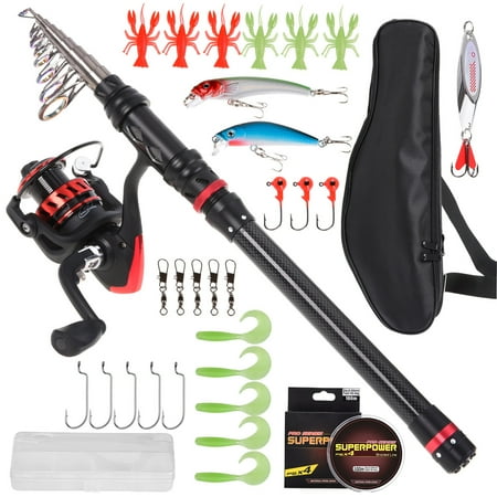 Shinysix Pole Pack Fiber Rod Reel Combo Carbon Fiber Carrier Reel Combo Carrier Rod Reel Combo Saltwater Freshwater Lures Saltwater Freshwater Combo Carrier Saltwater Reel Combo Carbon