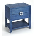thumbnail image 3 of Butler Specialty Amelle Raffia End Table In Blue, 3 of 7