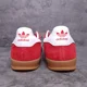thumbnail image 4 of Ad-id-as Gazelle Indoor Casual Shoes Mens Size 11 Red White H06261, 4 of 6